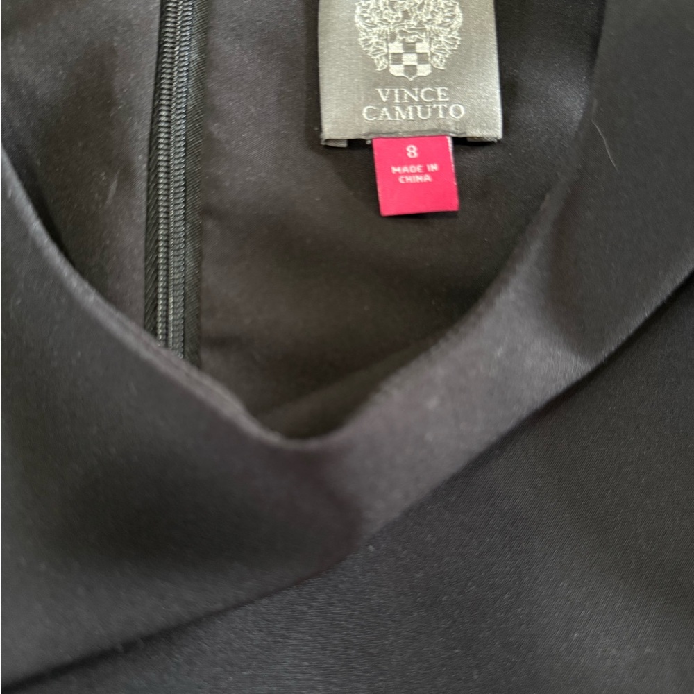 Vince Camuto NWT little black dress with ruffles in size 8 - Picture 14 of 15